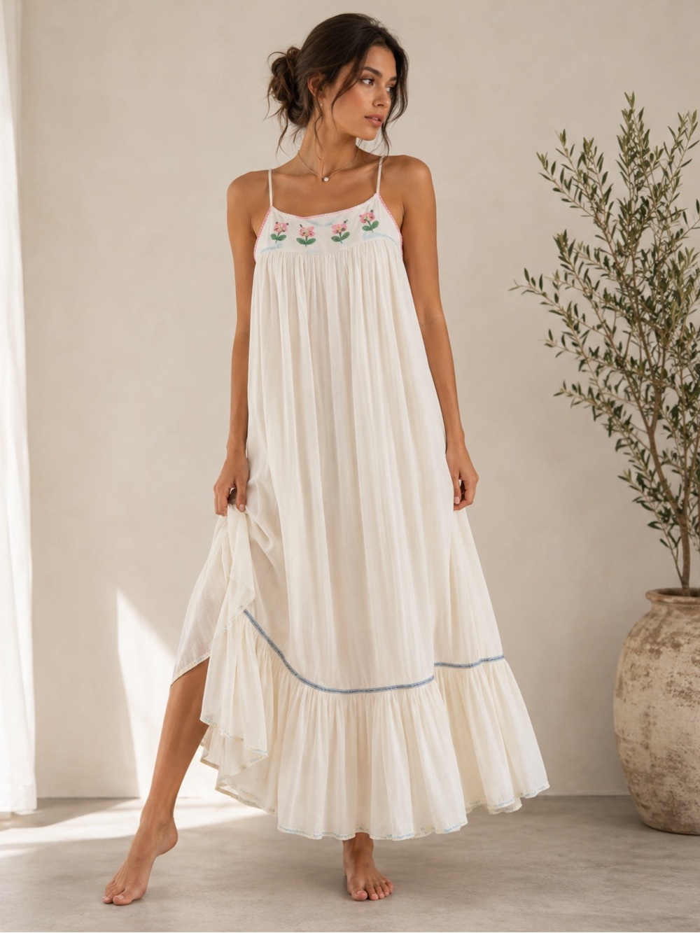 🎉LAST CHANCE🎉Free People Tip Toeing Tulip Midi Dress